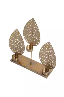 Leaf Tealight Holder with Stand