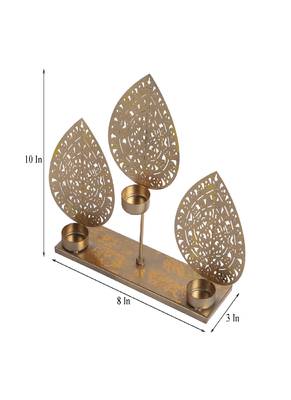 Leaf Tealight Holder with Stand 3