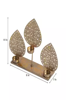 Leaf Tealight Holder with Stand