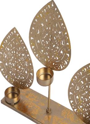 Leaf Tealight Holder with Stand 4