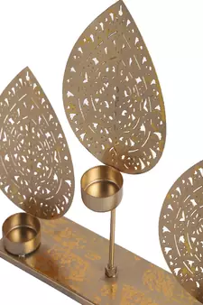 Leaf Tealight Holder with Stand