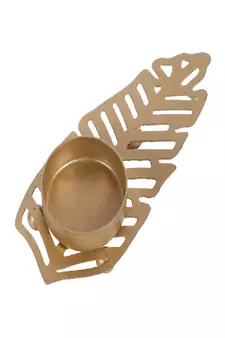 Leaves Shape Tealight Holder Set of 4