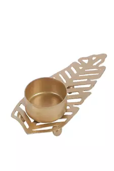 Leaves Shape Tealight Holder Set of 4