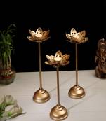 Small Cut Detachable Tealight Holder Set of 3