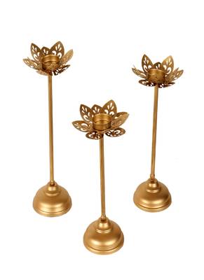 Small Cut Detachable Tealight Holder Set of 3 2