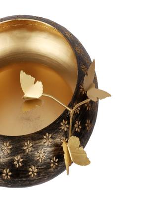 Black & Gold Tyre Urli Set of 3 4