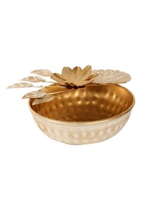 Gold FLower Urli Set of 3 3