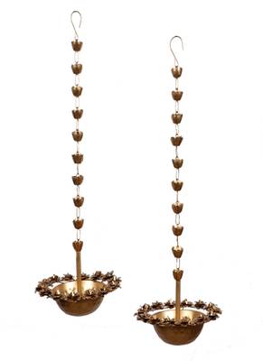 Hanging Rose Urli Set of 2 2
