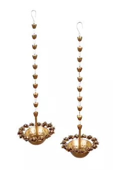 Hanging Rose Urli Set of 2