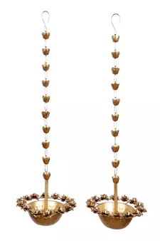 Hanging Rose Urli Set of 2