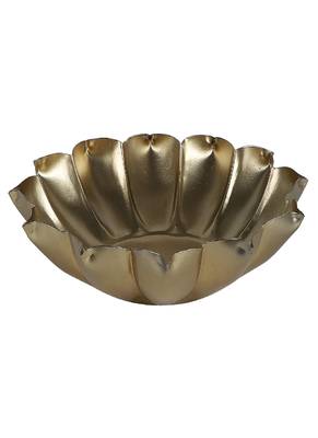 Metal Lotus Urli Set of 3 3