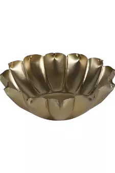 Metal Lotus Urli Set of 3