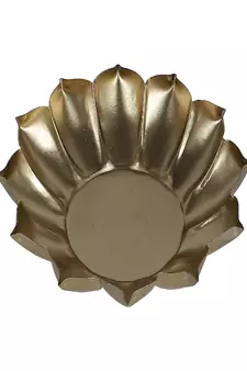 Metal Lotus Urli Set of 3