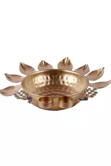 Peacock Flower Uruli Set of 3