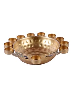 Peacock Uruli With Tealight Set of 3 3