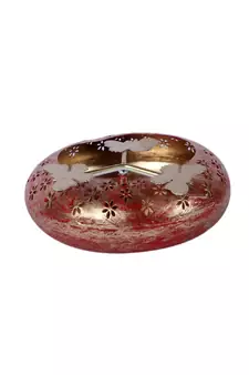 Red & Gold Tyre Urli Set of 3