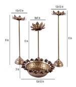 Rose Urli With Detachable Set of 4