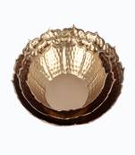 Sunflower Urli with Detachable Tealight Holder Set of 6