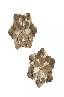 Hammered Flower Wall Decor Set of 2