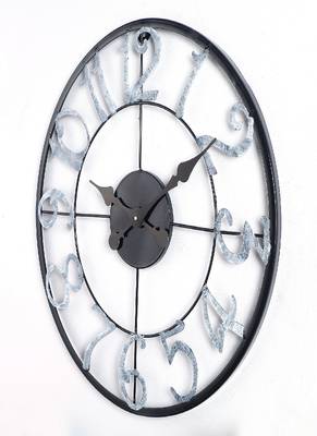 Black & Silver Numeric Wall Clock 3