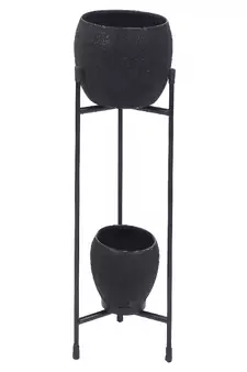 Black Double Layer Apple Planter