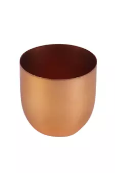 Copper Plating Table Top Planter Set of 2