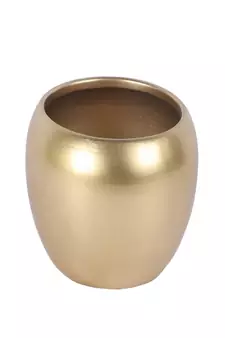 Gold Apple Shape Planters Set of 3