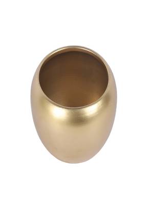 Gold Apple Shape Planters Set of 3 4