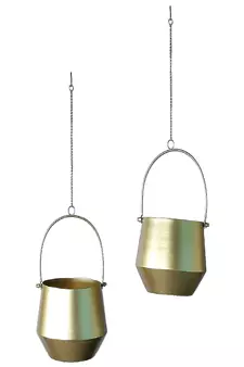 Hanging Wine Planter Set of 2