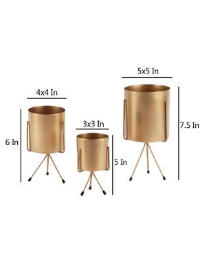 Votive Shape Planter Set of 3 4