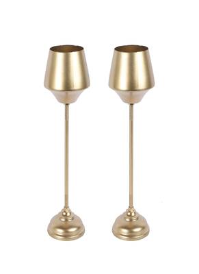 Wine SHape Planter with Stand Set of 2 1