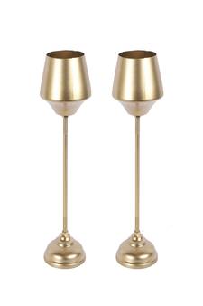 Wine SHape Planter with Stand Set of 2