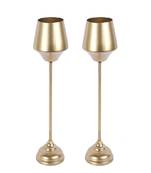 Wine SHape Planter with Stand Set of 2