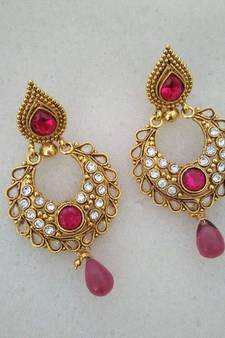 Pink earrings