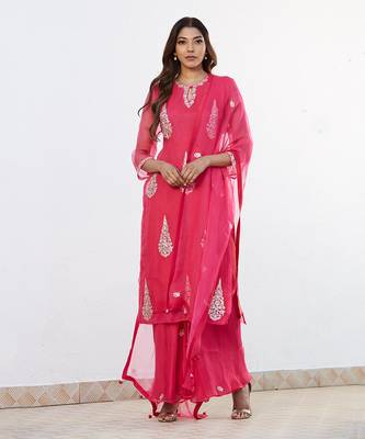 Rani Pink Sharara Set 2