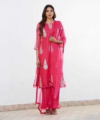 Rani Pink Sharara Set 1