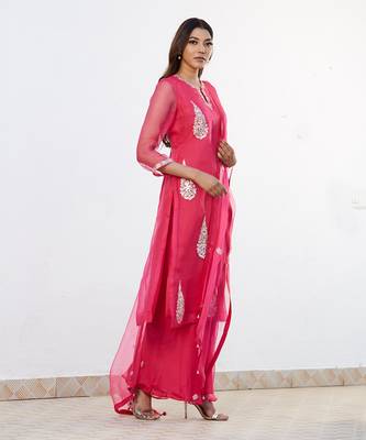 Rani Pink Sharara Set 4