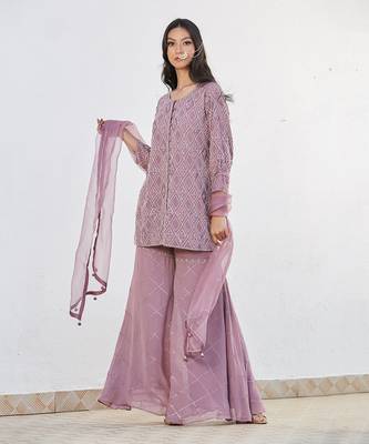 Wine Sharara Set 4