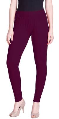  Lyra Mauve Free Size Churidar Leggings 1