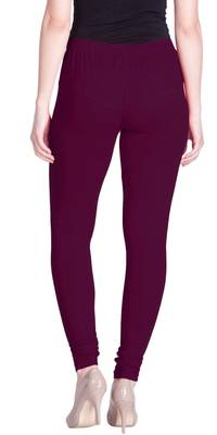  Lyra Mauve Free Size Churidar Leggings 4