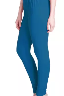  Lyra T.Blue Free Size Churidar Leggings
