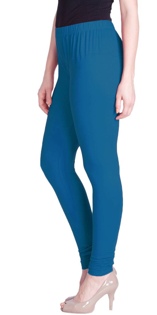  Lyra T.Blue Free Size Churidar Leggings