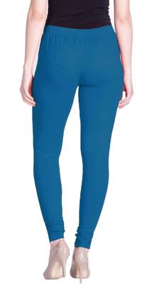  Lyra T.Blue Free Size Churidar Leggings 4