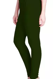  Lyra bottle green Free Size Churidar Leggings