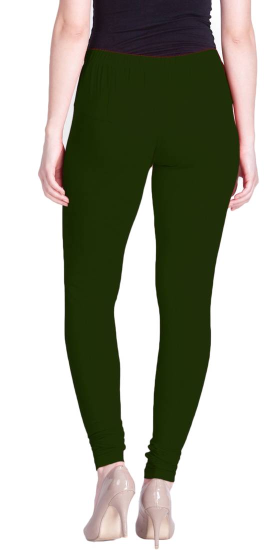  Lyra bottle green Free Size Churidar Leggings
