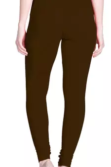  Lyra Brown Free Size Churidar Leggings