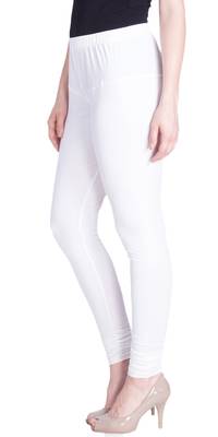  Lyra Off White Free Size Churidar Leggings 3