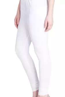  Lyra Off White Free Size Churidar Leggings