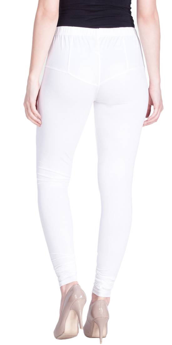  Lyra Off White Free Size Churidar Leggings