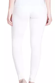  Lyra White Free Size Churidar Leggings